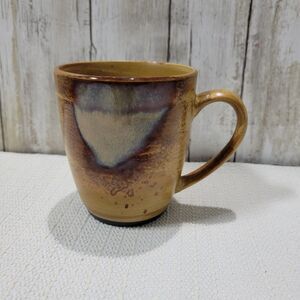 Sango Splash Brown Drip Glaze Coffee Cup Mug #4951 Stoneware Set of 6